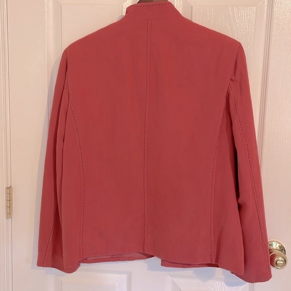 Alfred Dunner Portobello Road Jacket 12 Rose, Size 16P - Picture 5 of 7